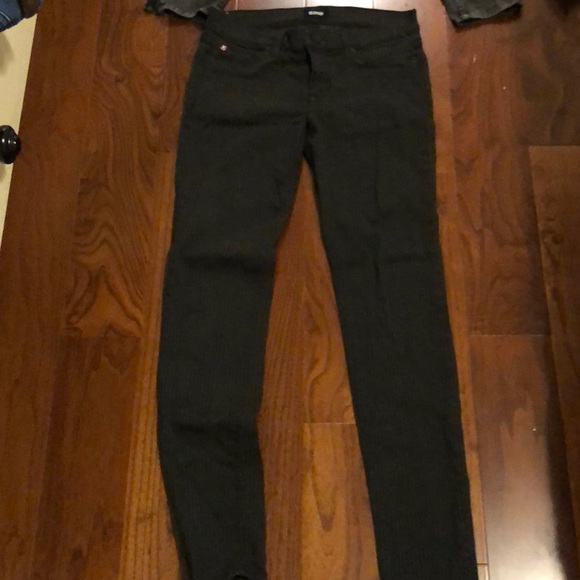 Hudson Black pinstripe skinny jeans - Picture 2 of 6